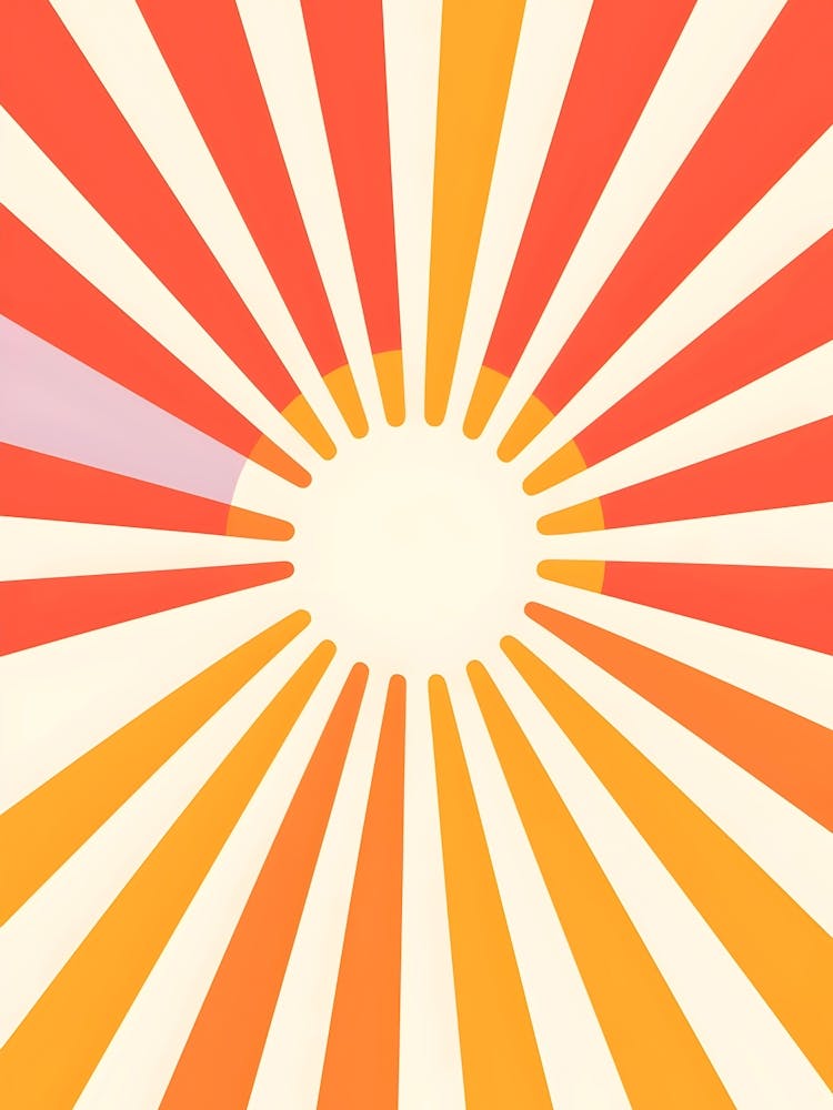 Retro Sunburst