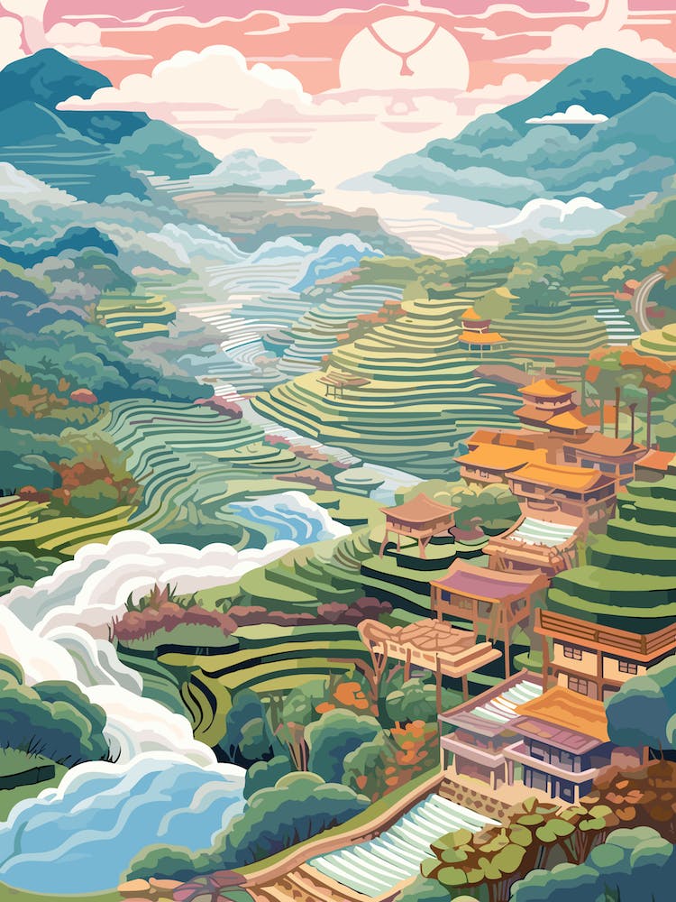 The Banaue Rice Terraces Philippines