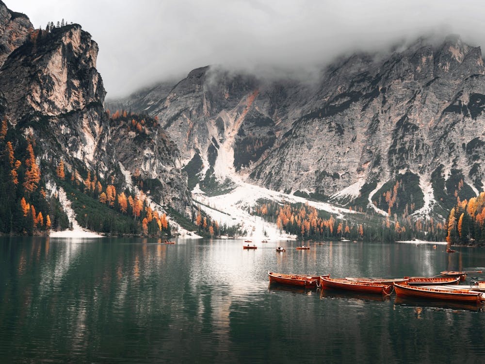 Lago Di Braies Dolomiten Italien