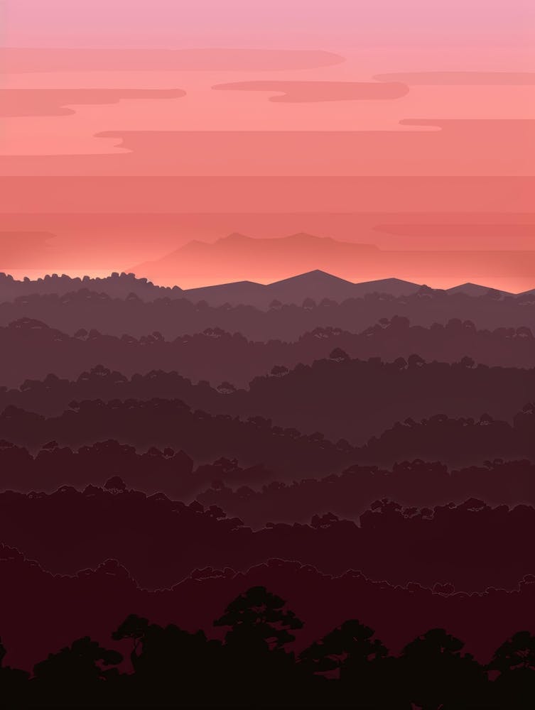 Sunset In The Mountains 61