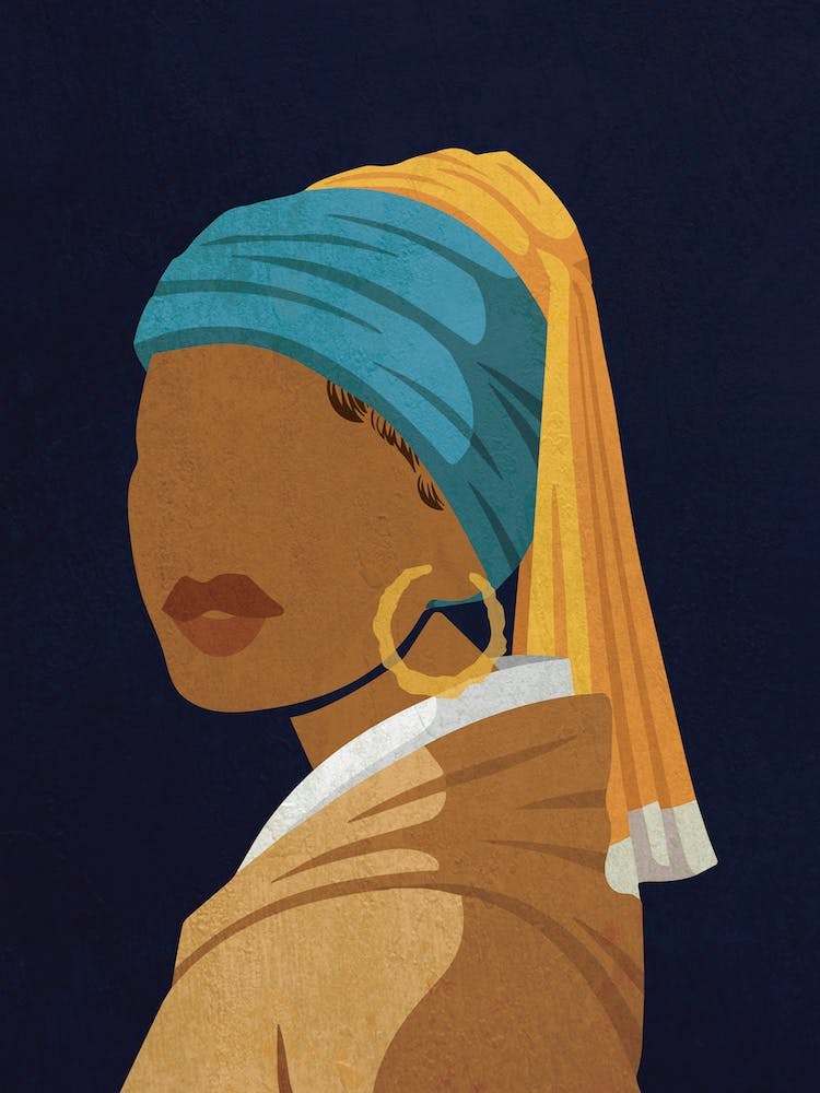 Girl With The Bamboo Earring