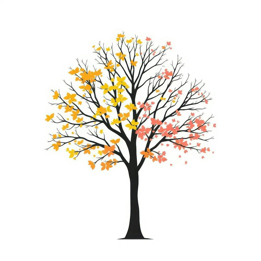 Arbre d'Automne Vecteur
