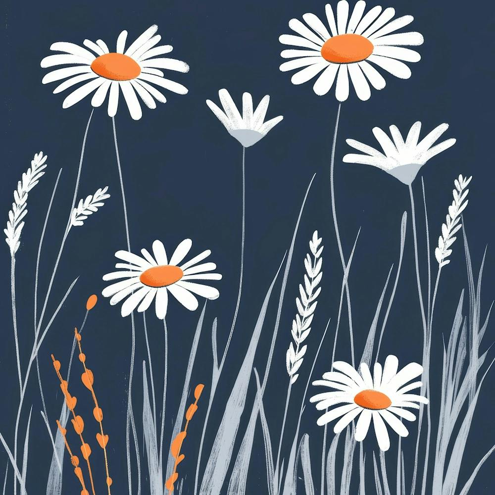 Daisies In The Meadow 19