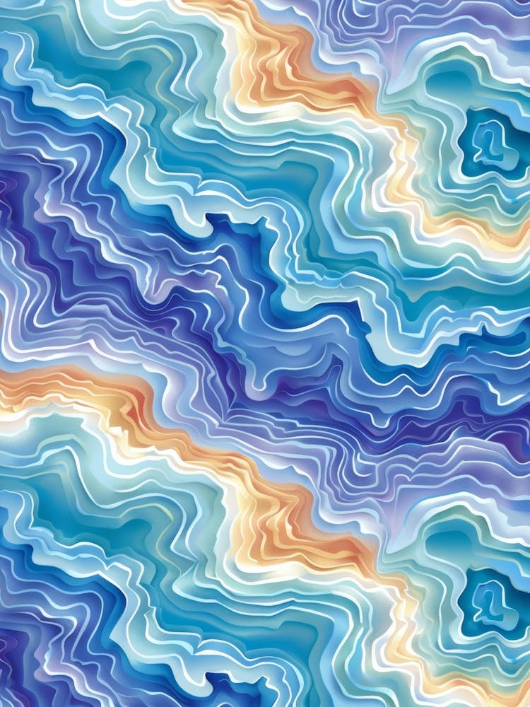 Abstract Wave Pattern 30