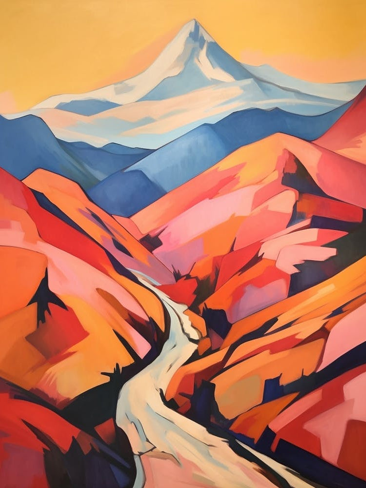 Mount Washington Usa 12 Mountain Painting