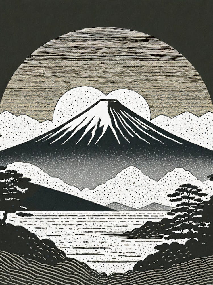 Mt Fuji Ukiyo-E