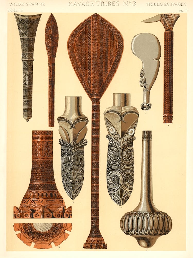 Vintage Muster Illustration, Owen Jones