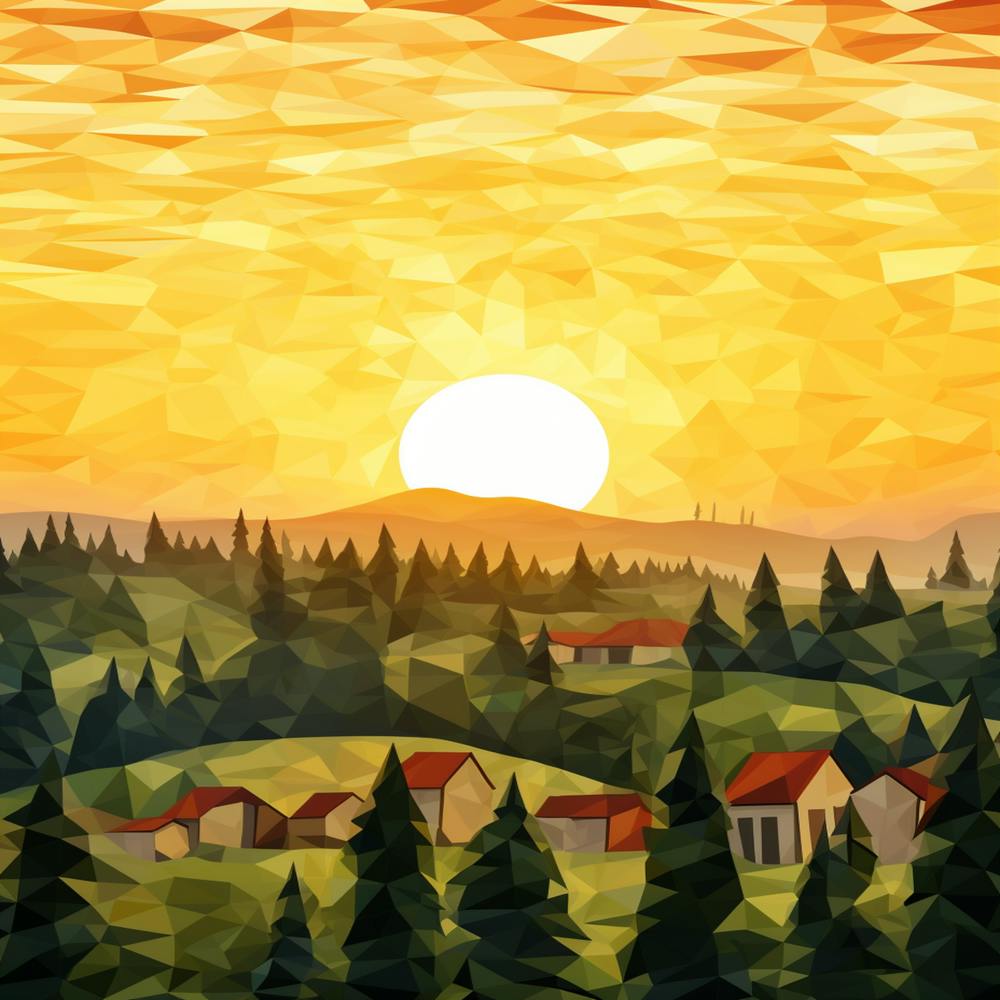 Low Polygonal Landscape