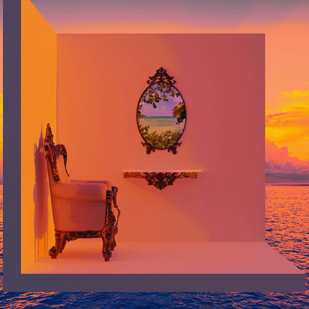 Surreal Still Life Science Fantasy Scene Square