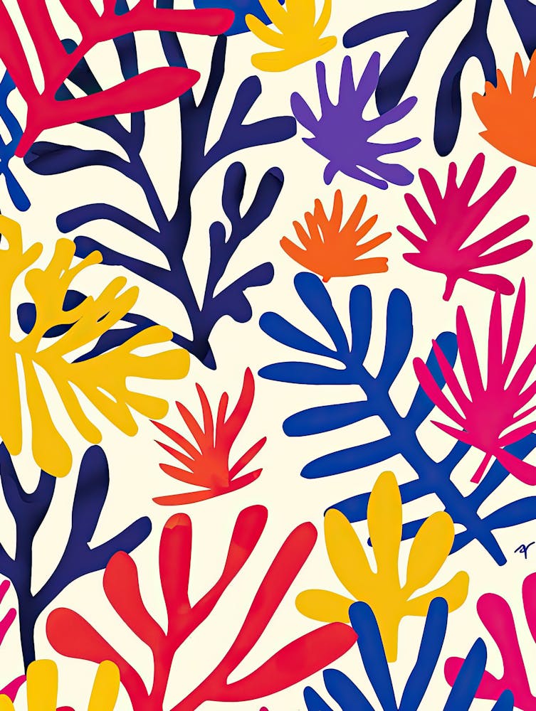 Paradise Burst Matisse Style