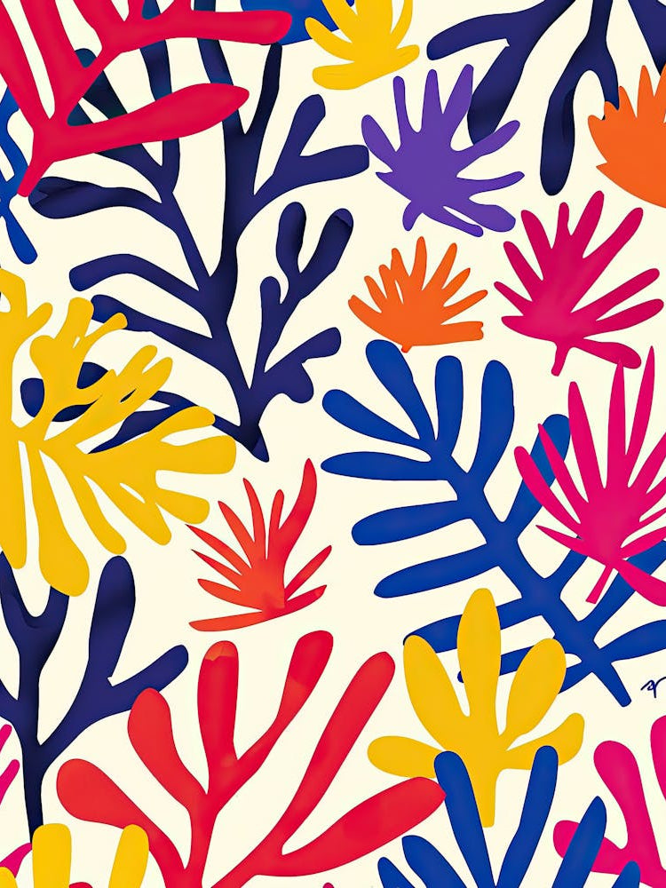 Paradise Burst Matisse Style