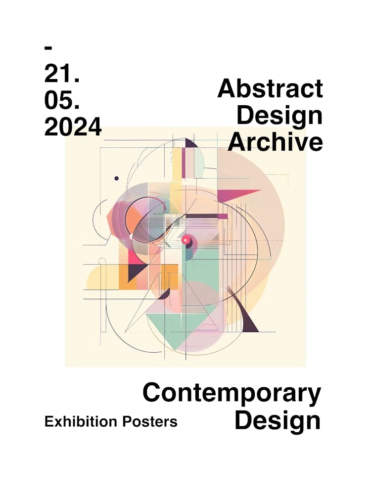 Abstract Design Archive Poster 29