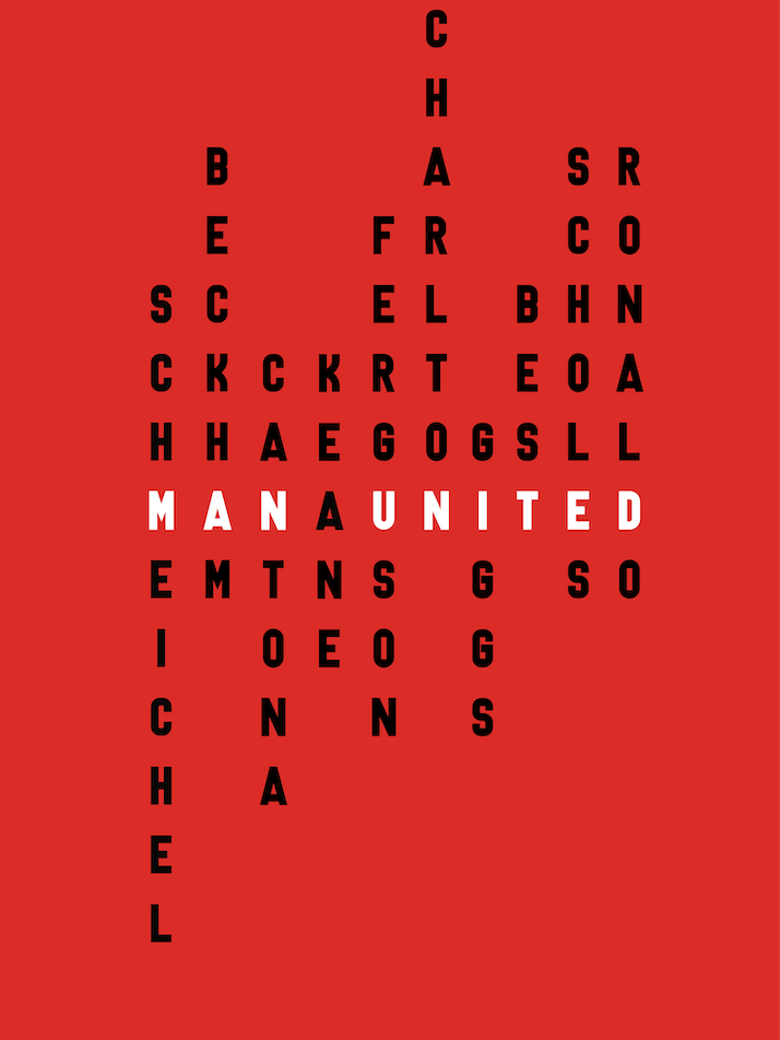 Manchester Football Legends Giggs Beckham