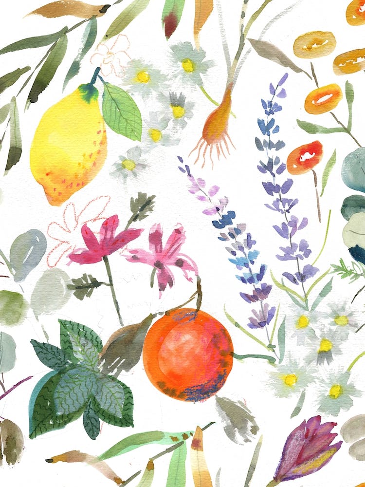 Aromatherapy Lemon White