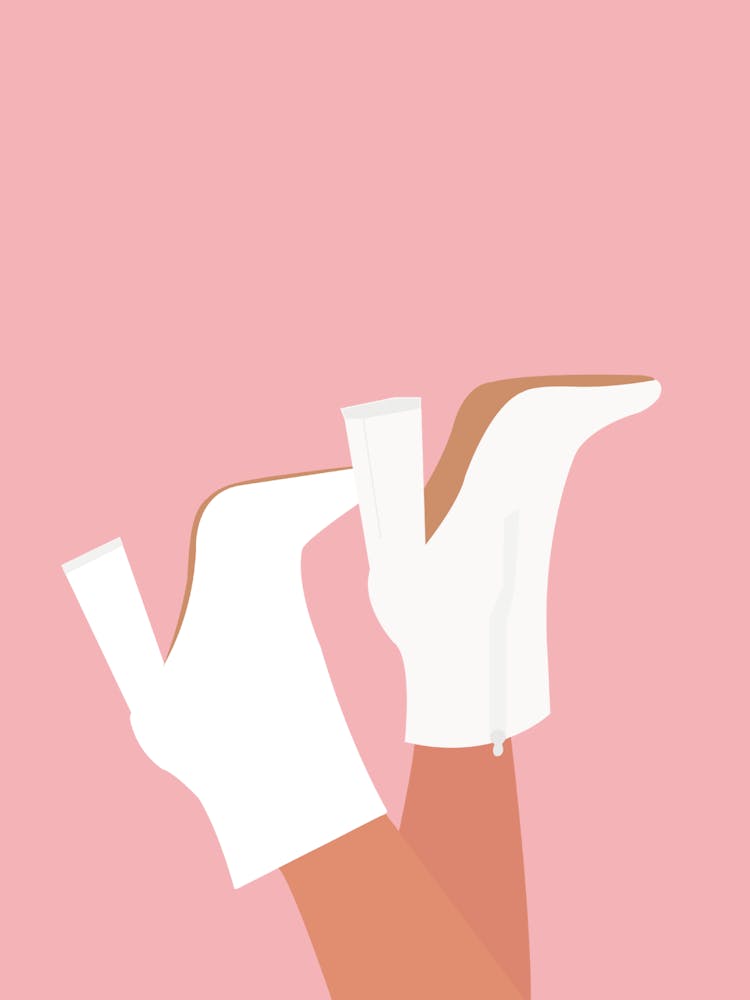 Pink Fashion Boots 1