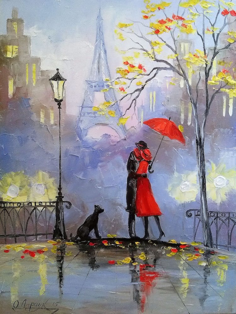 Kuss in Paris