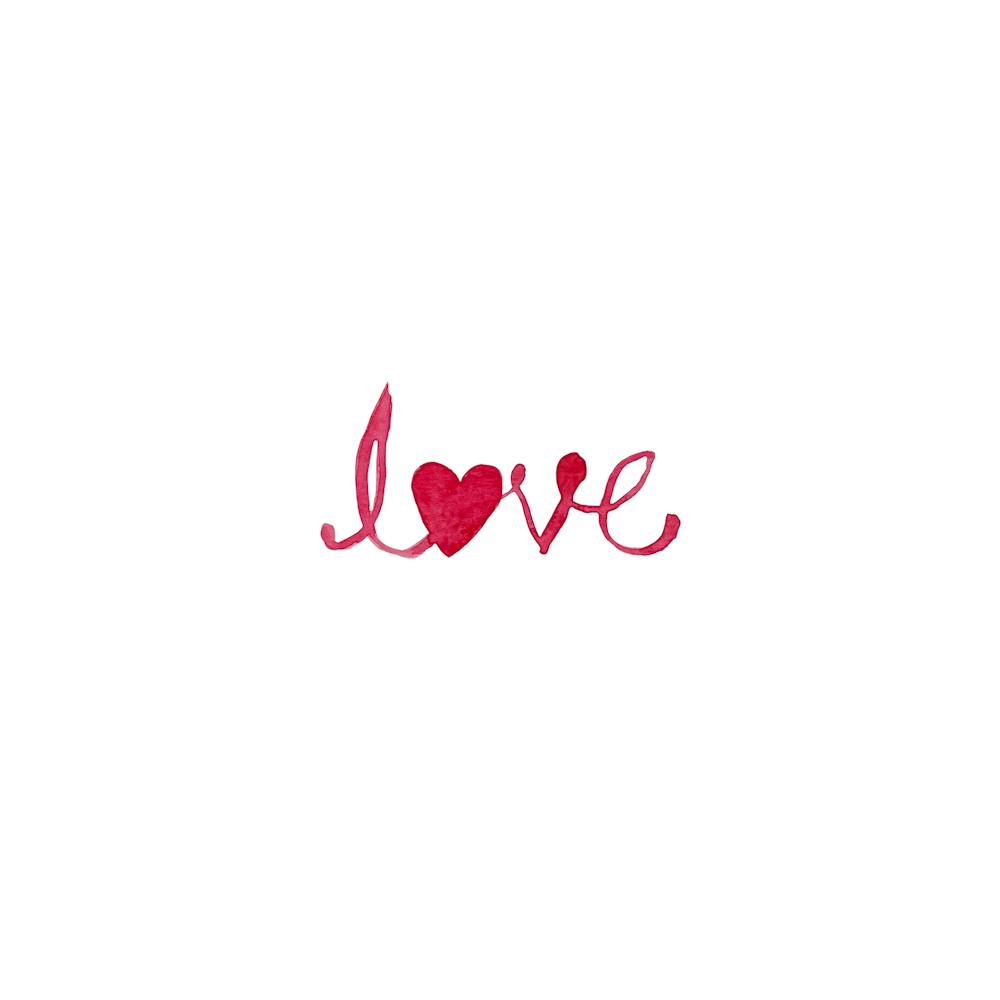 Love - Hand Painted