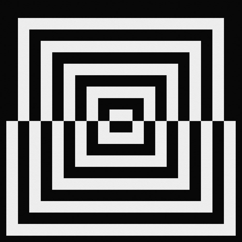 Black And White Square