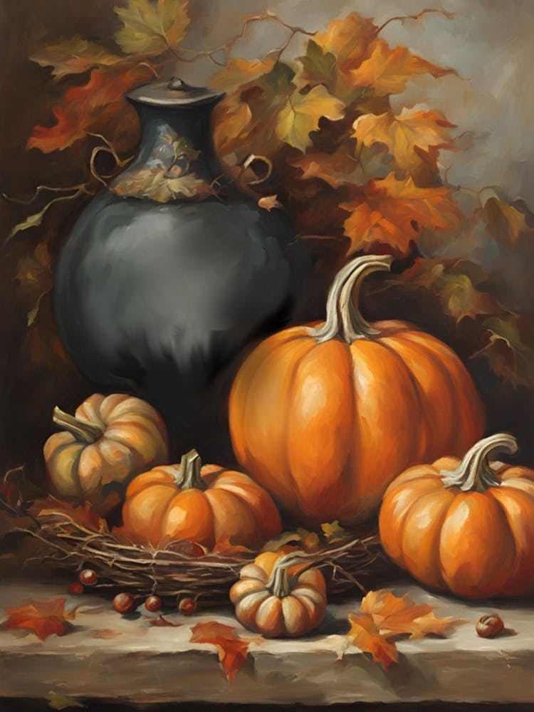 Pumpkin Still Life