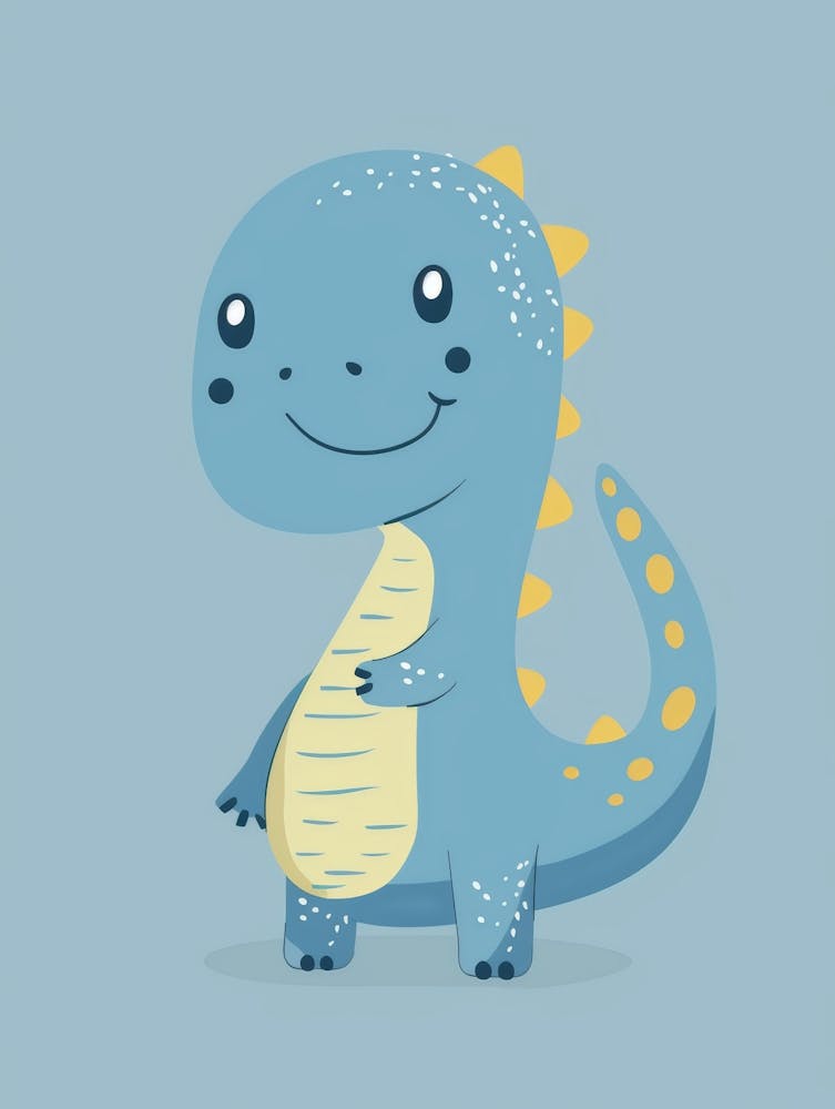 Cute Cartoon Dinosaur