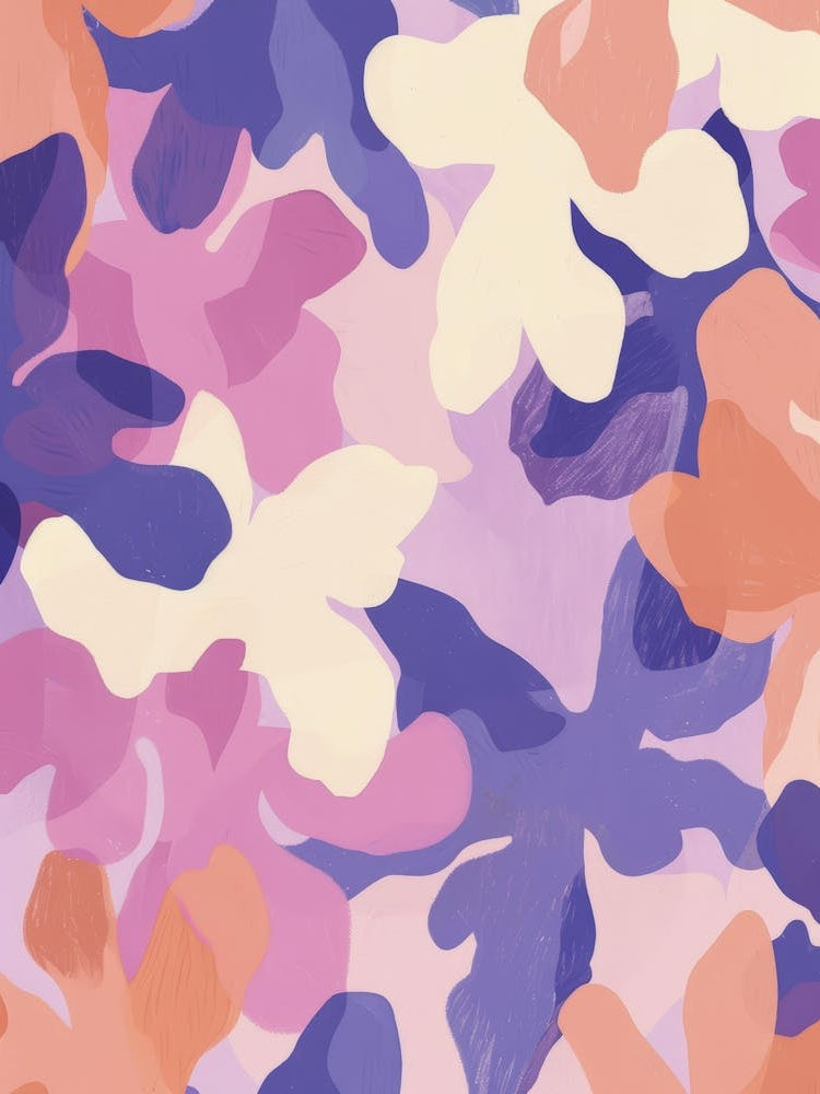 Pink And Purple Floral Pattern