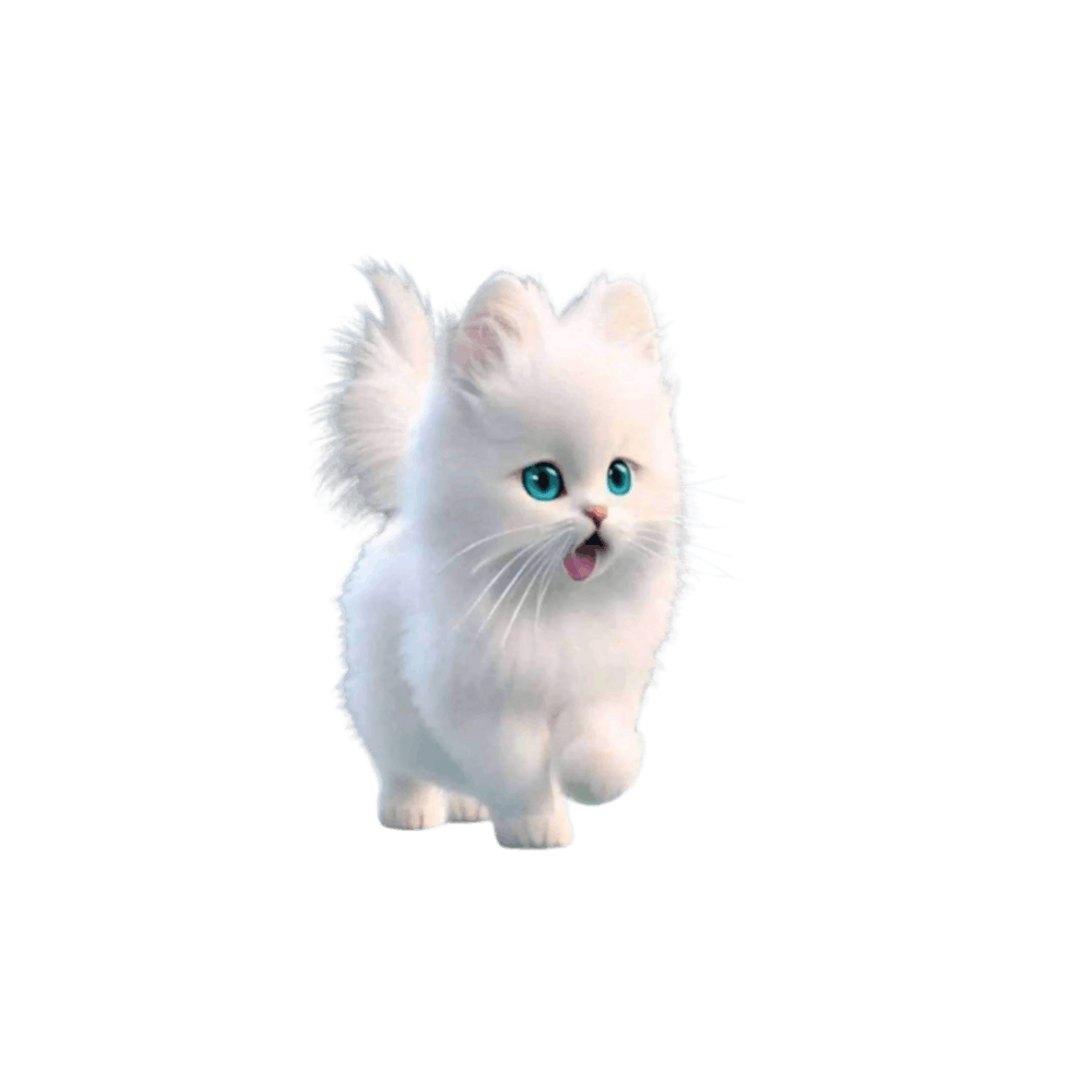 White Cat With Blue Eyes