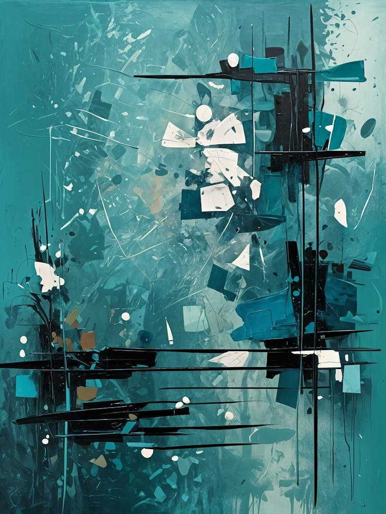 Bleu Abstrait n°3