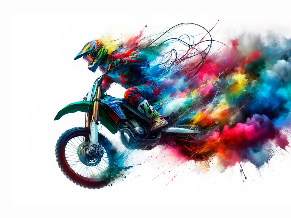 Motocross-Fahrer 15