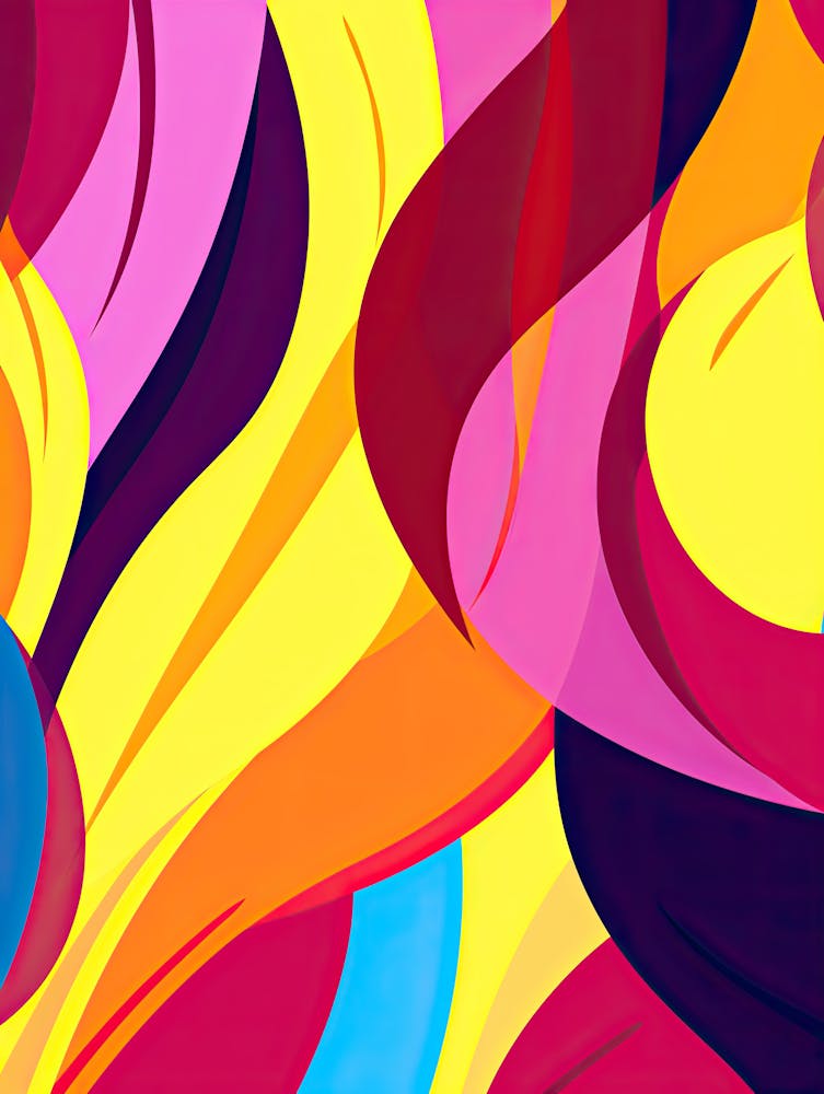 Abstract Painting 3, Inspired by Matisse