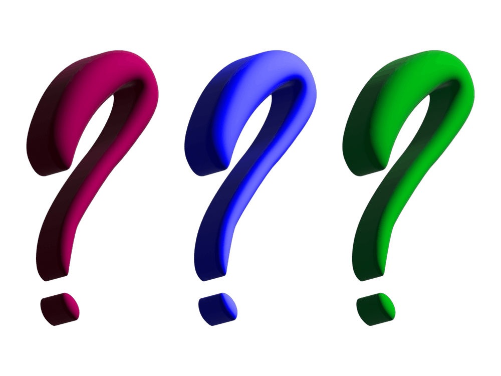 Three Question Marks