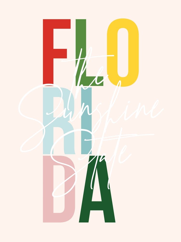 Florida The Sunshine State Color