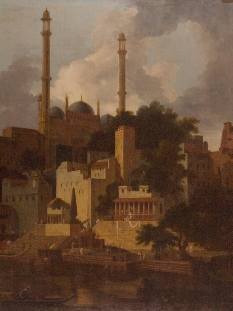 Aurangzeb’s Mosque, Thomas Daniell