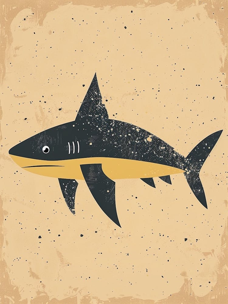 Friendly Shark Muted Pastels 2