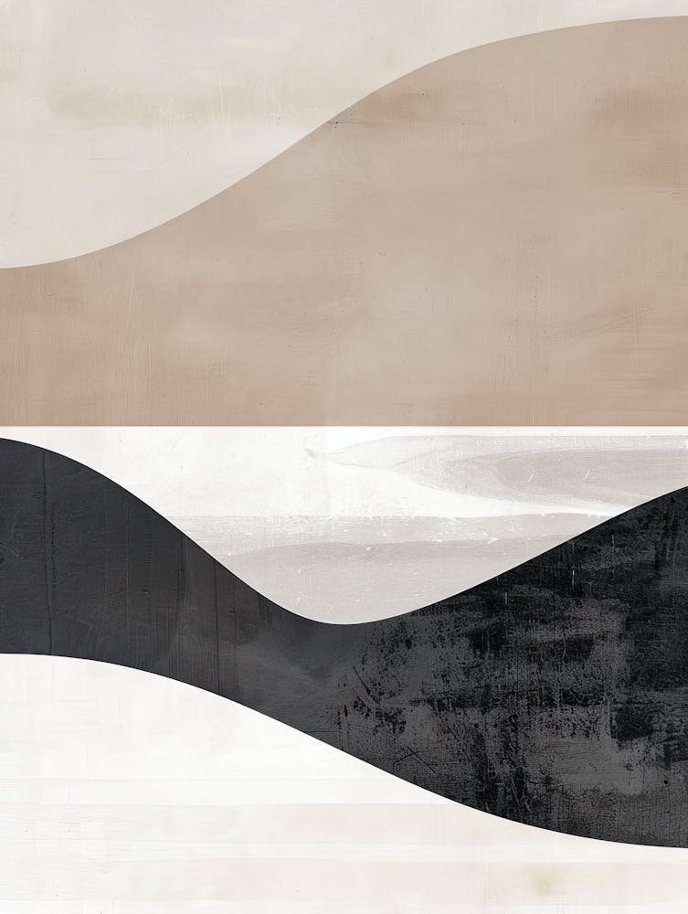 Beige Drift Minimalist Style