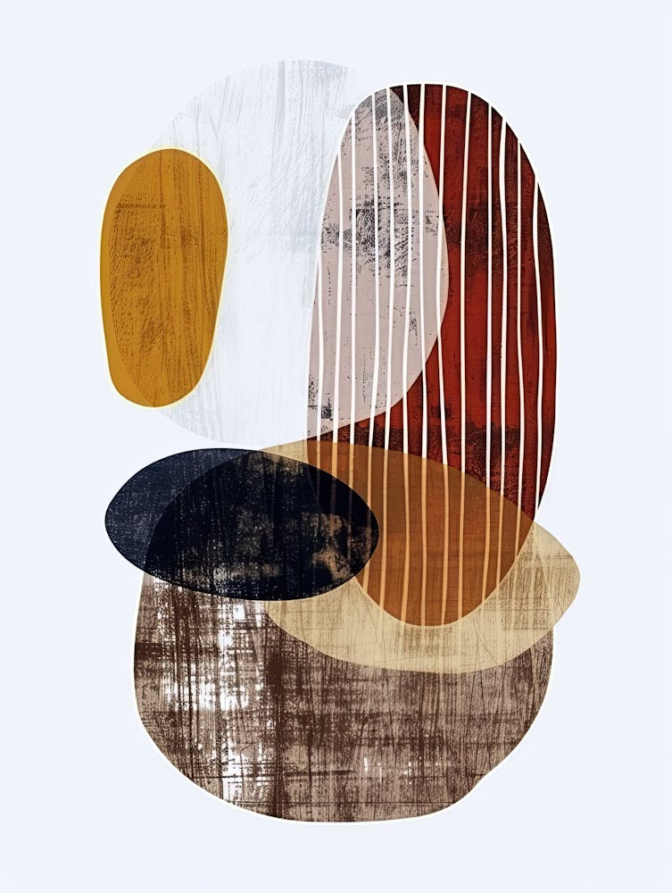 Abstract Circles - Minimalist Bauhaus