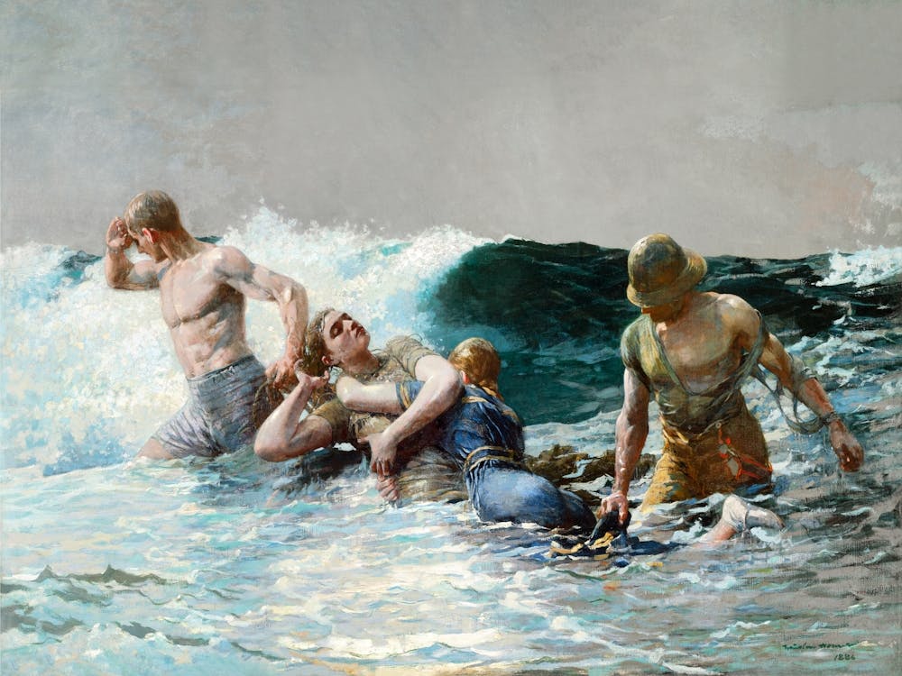 Undertow, Winslow Homer