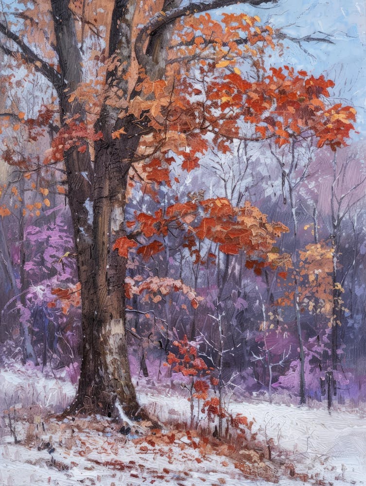 Tree In The Snow