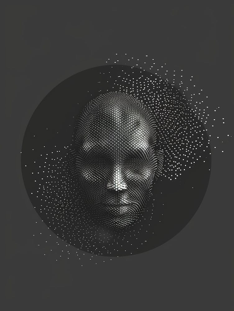 Abstract Portrait Of A Man 1