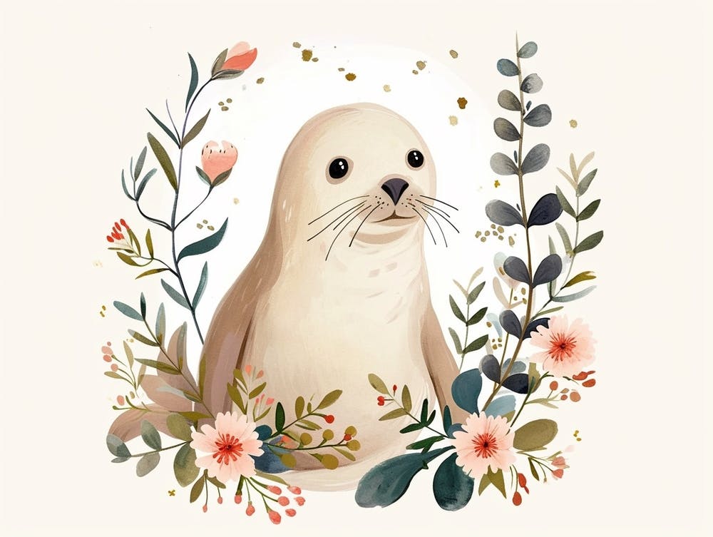 Little Floral Elephant Seal 4