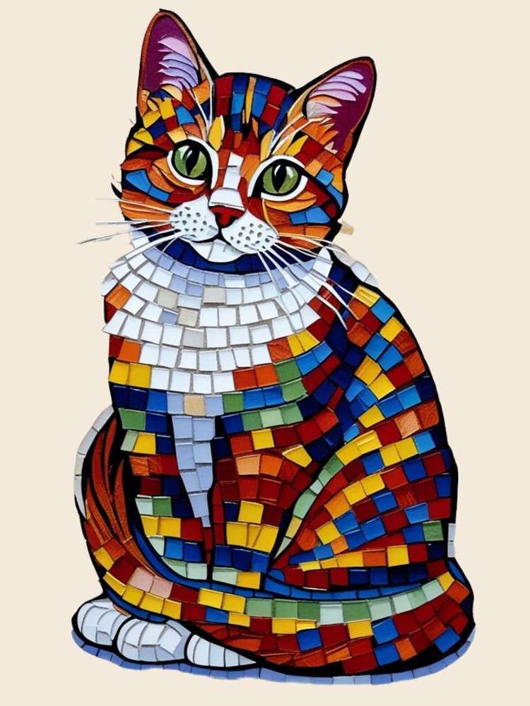 Mosaic Cat 12