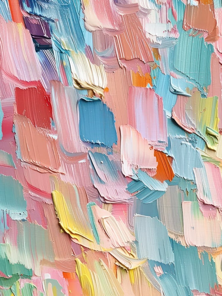 Pastels Impasto Brush Strokes 1