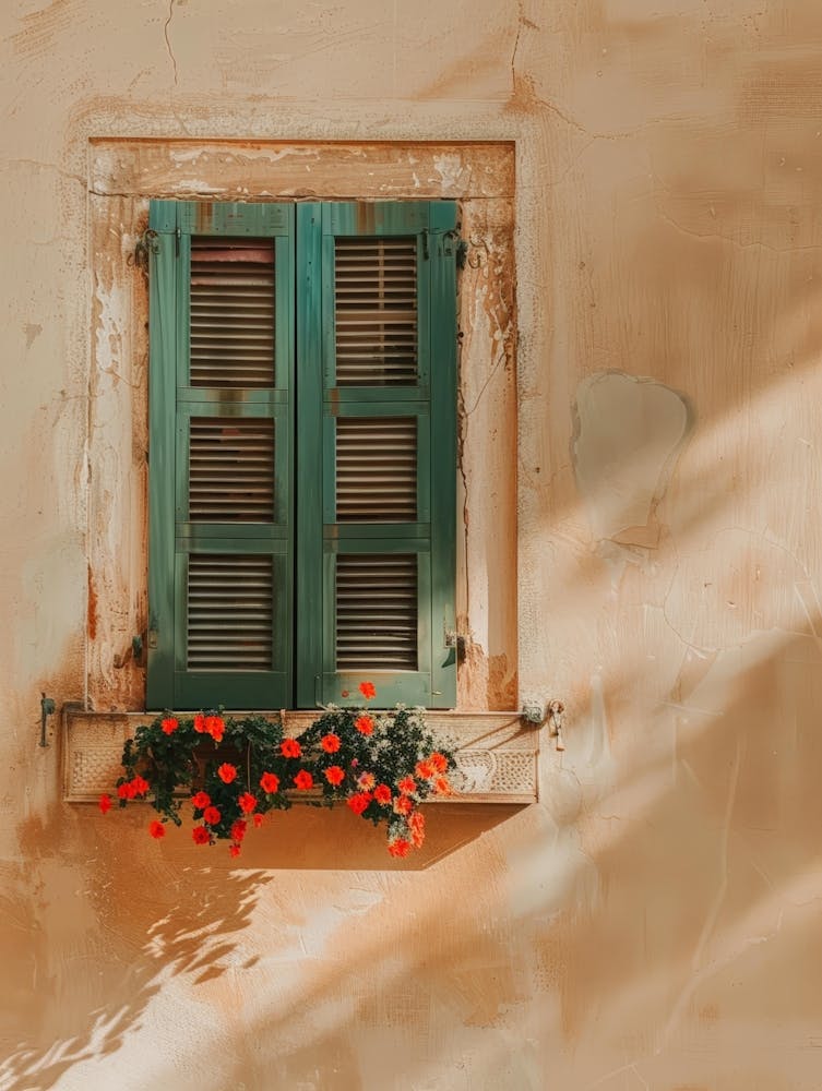 Window With Flowers 4