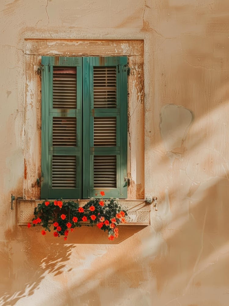 Window With Flowers 4