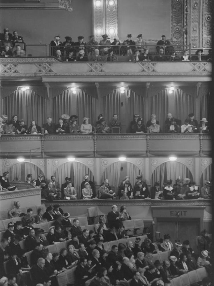 Audience At Concert Given By Marian Anderson, Chicago, Illinois By Russell Lee