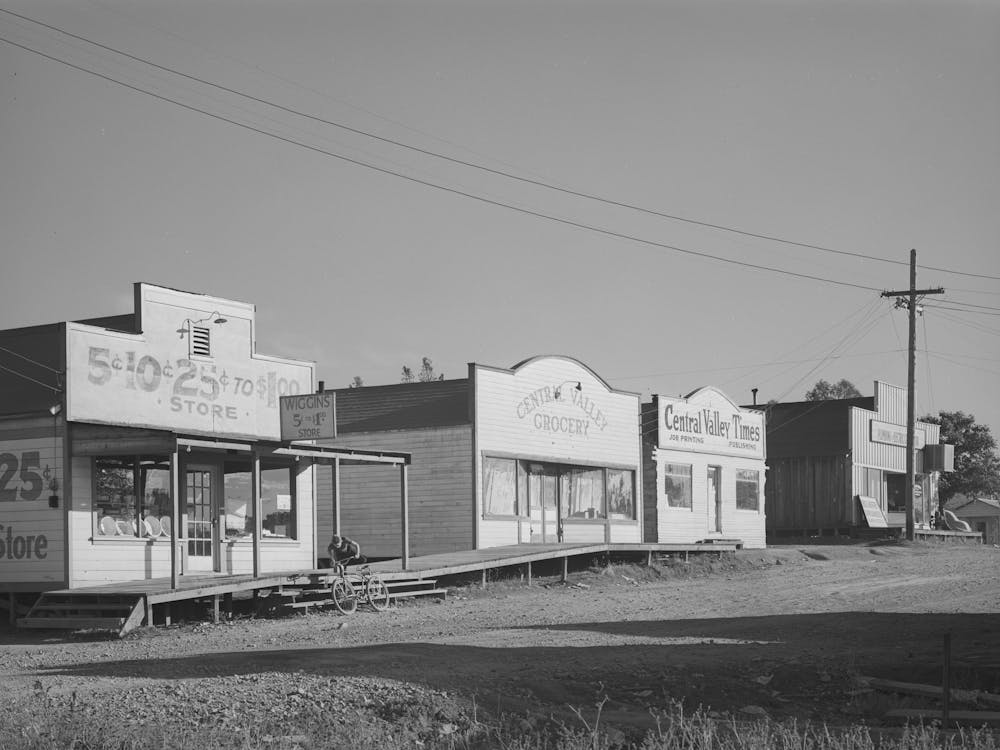 Untitled Photo, Possibly Related To Some Of The Business Enterprises At Central Valley, California, This Section Of