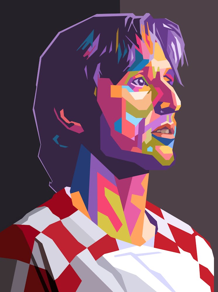 Luka Modric art