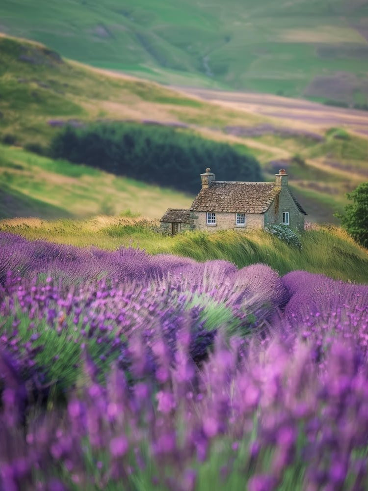 Lavender Fields In Scotland