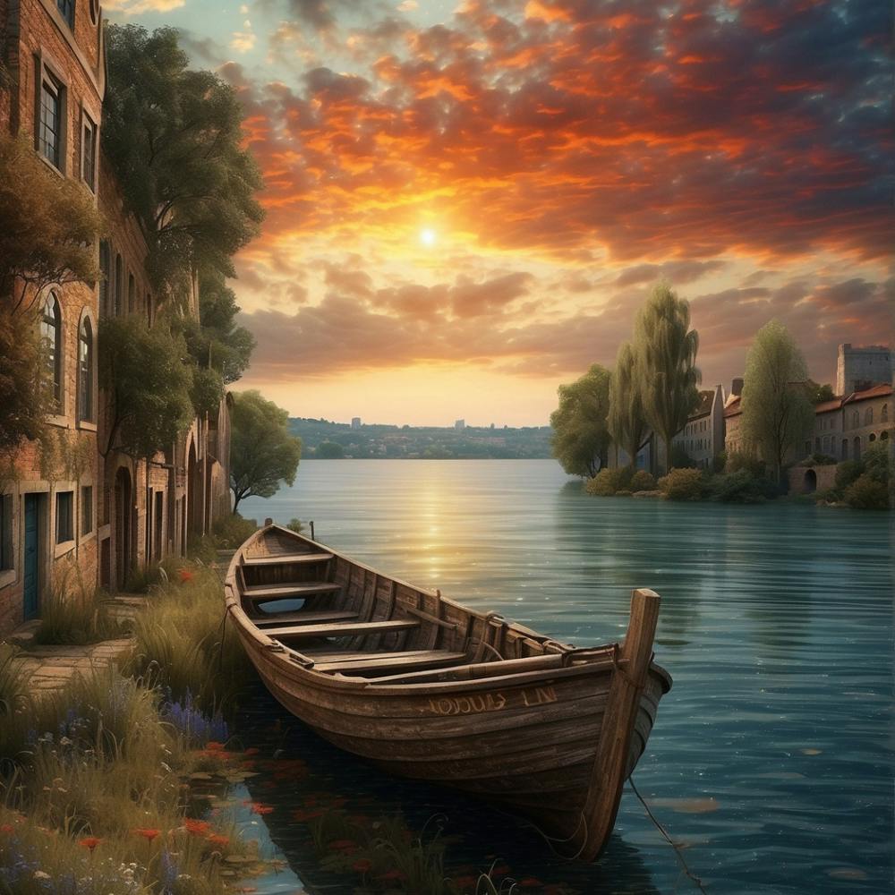 Sunset In Venice