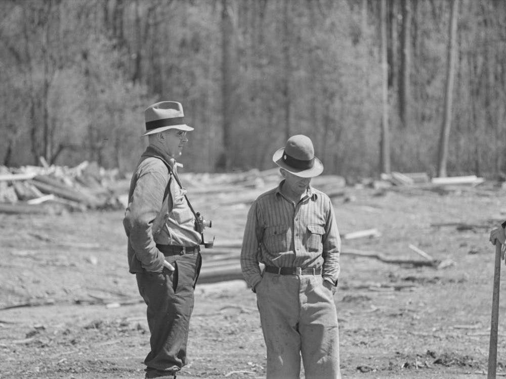 Untitled Photo, Possibly Related To Lumberjack Near Little Fork, Minnesota By Russell Lee