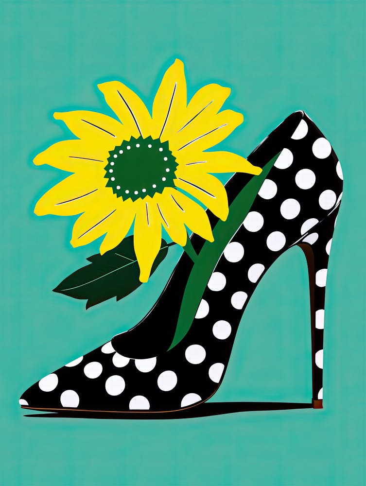 Grüner Schuh